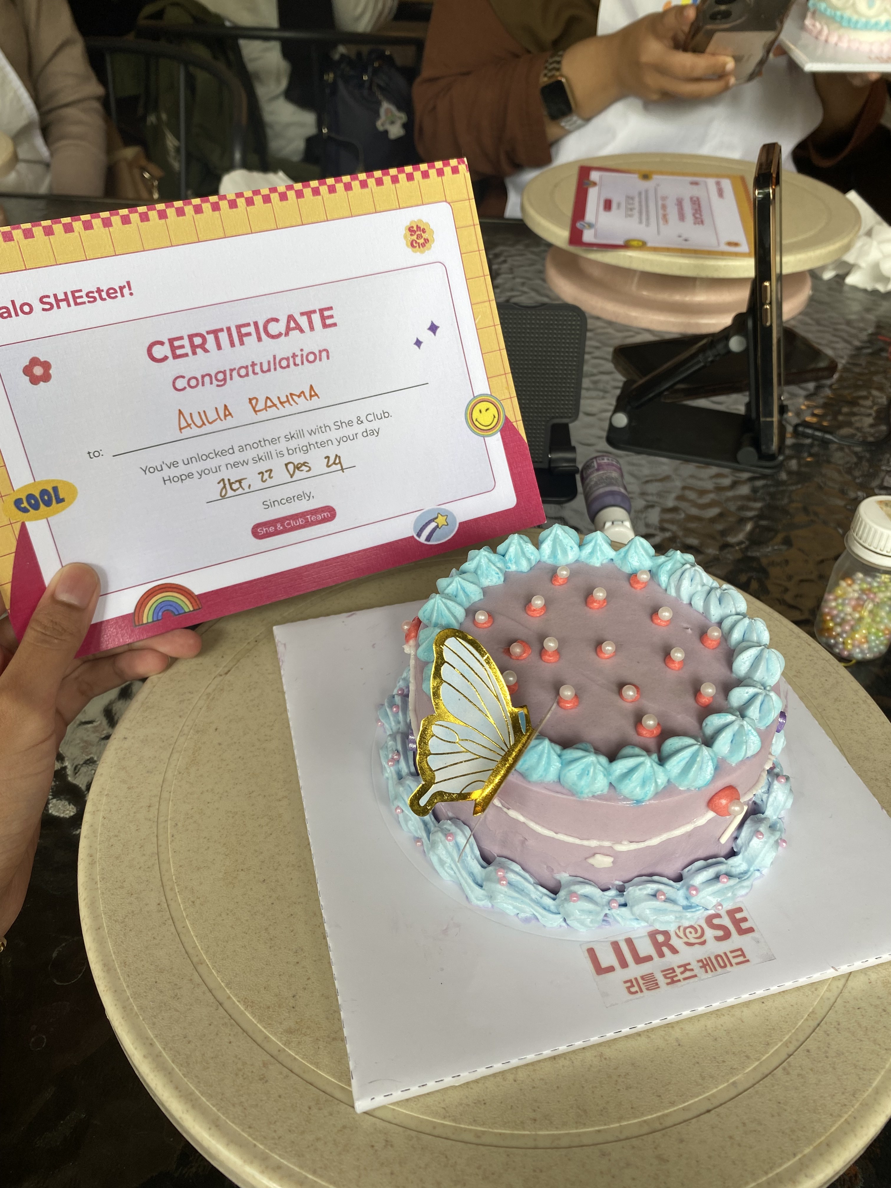 Workshop Cake Decor She&Club 3